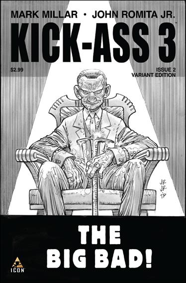 Kick-Ass 3 issue 2-C John Romita Jr. 1:25 Sketch Cover