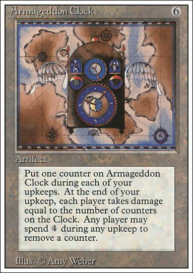 Magic the Gathering: Revised (Base Set) card 234 Armageddon Clock