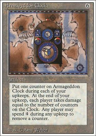 Magic the Gathering: Revised (Base Set) card 234 Armageddon Clock