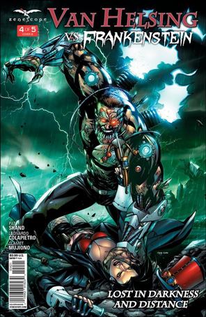 Van Helsing vs Frankenstein issue 4-B David Lorenzo Riveiro Cover