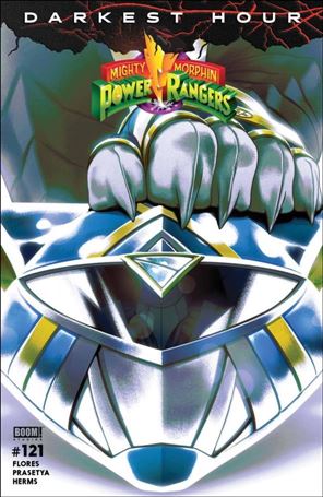 Mighty Morphin Power Rangers issue 121-C Goñi Montes Helmet Cover