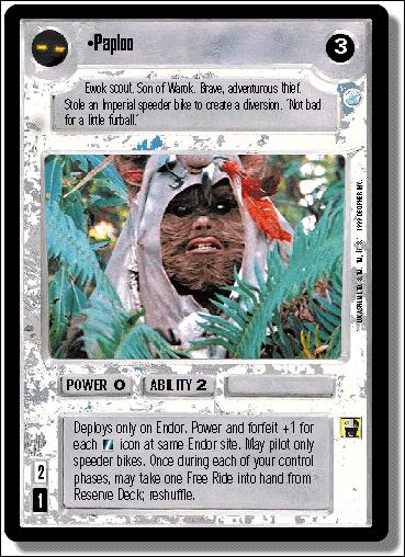 Star Wars: Endor Limited (Base Set) card 99 Paploo