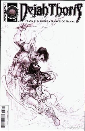 Dejah Thoris (2016) issue 4-B 1:10 Black & White Cover