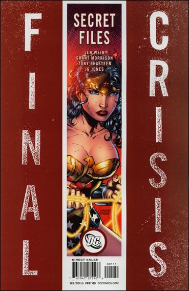 Final Crisis: Secret Files issue 1 Jim Lee "Sliver" Cover