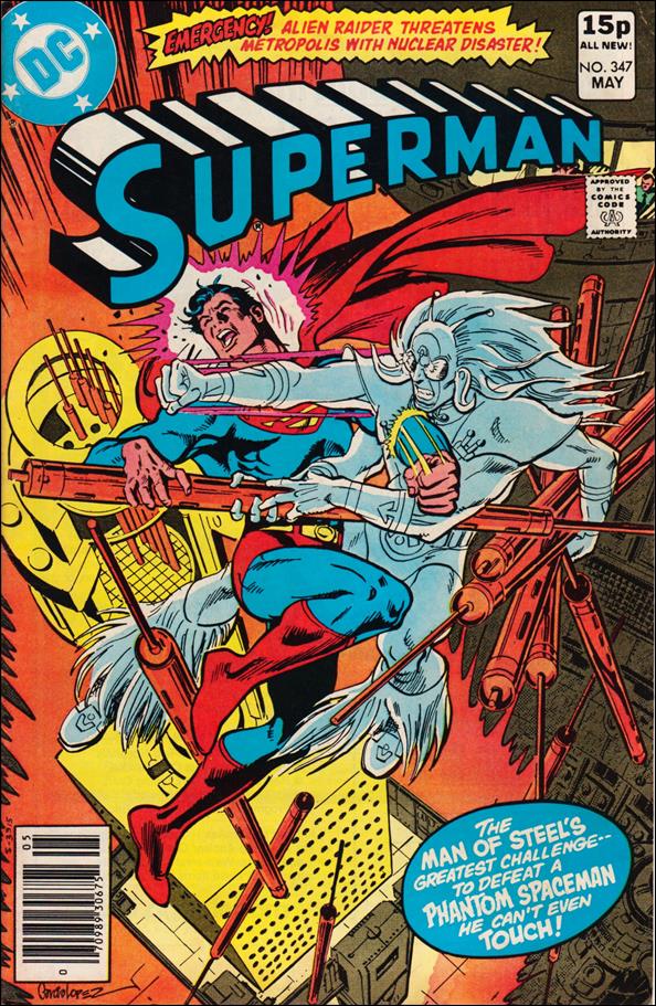 Superman (1939) issue 347-B UK Price Cover