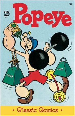 Classic Popeye issue 43 Bud Sagendorf Cover