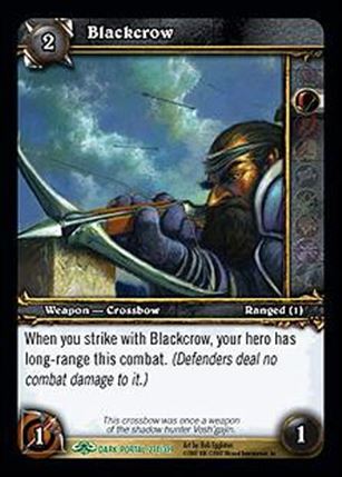 World of Warcraft: Through the Dark Portal (Base Set) card 271 Blackcrow
