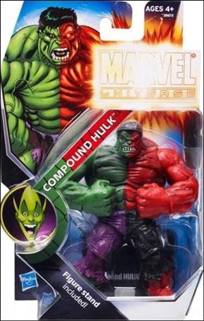 Marvel Universe (Exclusives) figure 50/50 Compound Hulk