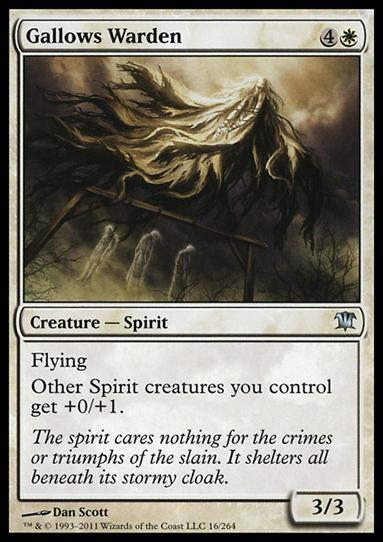 Magic the Gathering: Innistrad (Base Set) card 16 Gallows Warden
