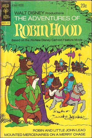 Walt Disney Productions the Adventures of Robin Hood Cover Image 1