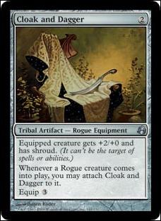 Magic the Gathering: Morningtide (Base Set) card 141 Cloak and Dagger