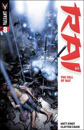 Rai (2014) issue 8 Clayton Crain Cover
