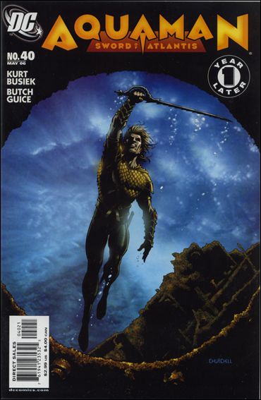 Aquaman: Sword of Atlantis issue 40-B Ian Churchill 1:10 Cover