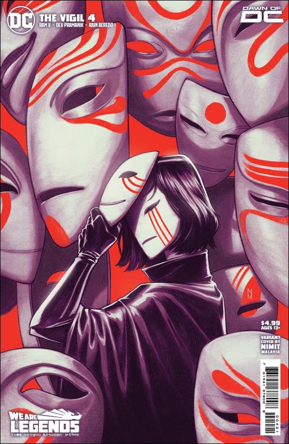 Vigil issue 4-B Nimit Malavia Cardstock Cover