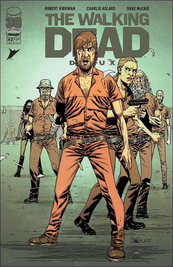 Walking Dead Deluxe issue 42-B Charlie Adlard Group Cover