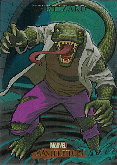 2007 Marvel Masterpieces (Parallel Foil Base Set) card 50 The Lizard