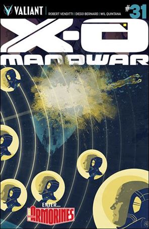 X-O Manowar (2012)  issue 31-B Raul Allen Right Side Cover
