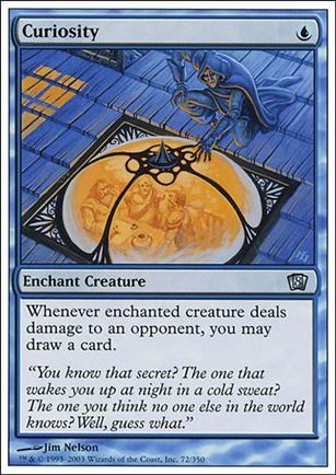 Magic the Gathering: 8th Edition (Base Set) card 72 Curiosity