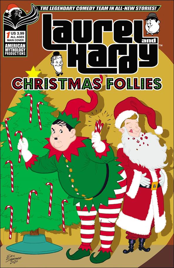 Laurel and Hardy: Christmas Follies issue 1 Eric Shanower Cover