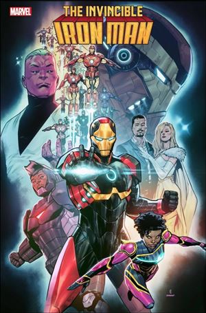 Invincible Iron Man (2022) issue 20-C Juan Frigeri Cover