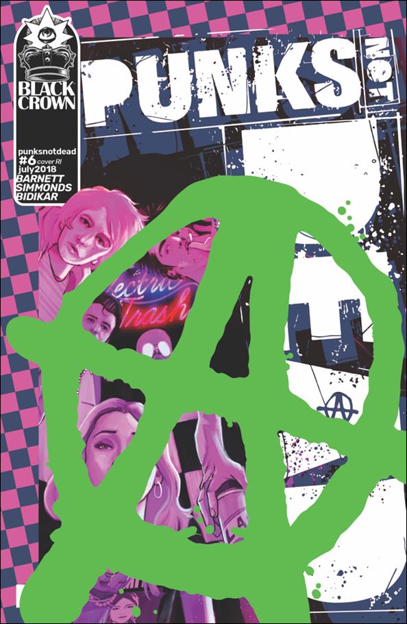 Punks Not Dead issue 6-C Martin Simmonds 1:10 Anarchy Cover