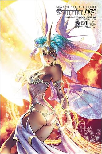 Michael Turner's Soulfire Hope issue 1-C Pasquale Qualano San Diego Comic-Con Cover 1/500