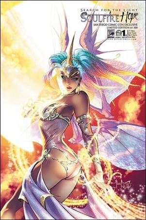 Michael Turner's Soulfire Hope issue 1-C Pasquale Qualano San Diego Comic-Con Cover 1/500