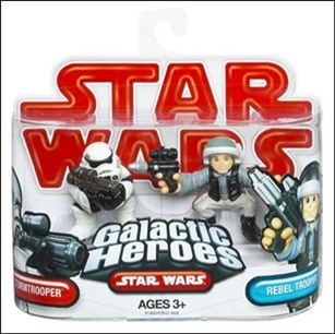 Star Wars: Galactic Heroes figure 78 Stormtrooper and Rebel Trooper