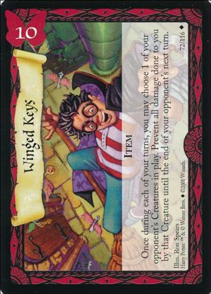 Harry Potter (Base Set) card 72 Winged Keys