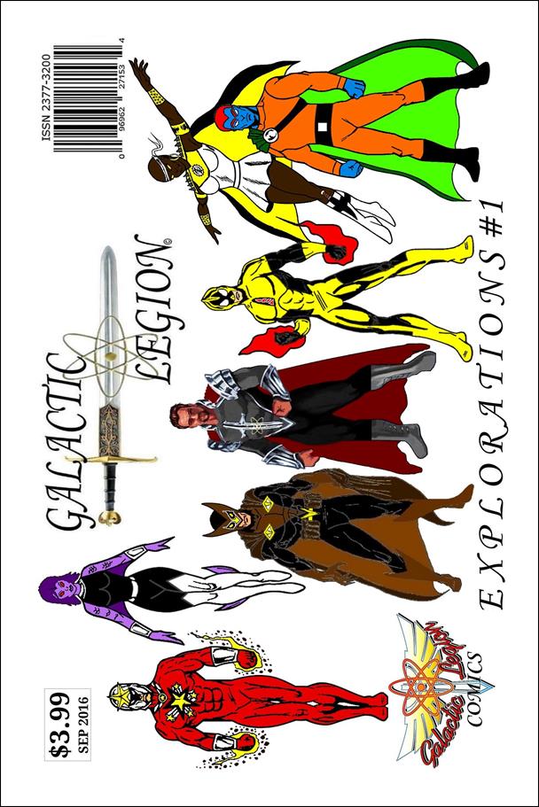 Galactic Legion: Explorations  issue 1 Team Cover