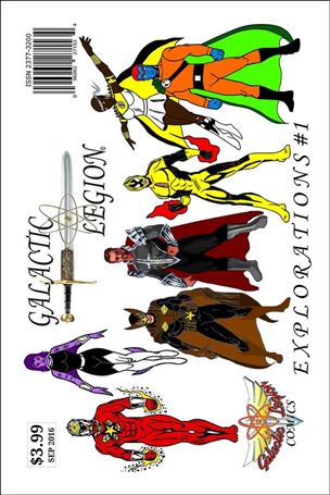 Galactic Legion: Explorations  issue 1 Team Cover