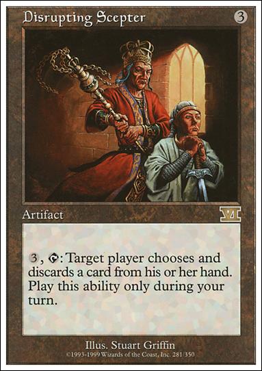 Magic the Gathering: 6th Edition (Base Set) card 281 Disrupting Scepter