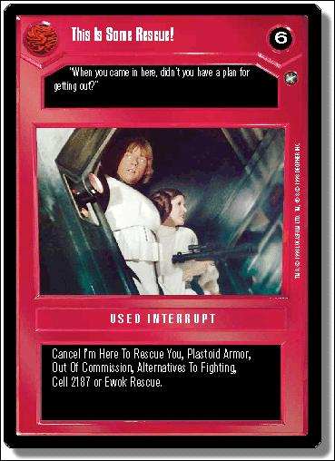Star Wars: A New Hope Limited (Base Set) card 59 This Is Some Rescue!