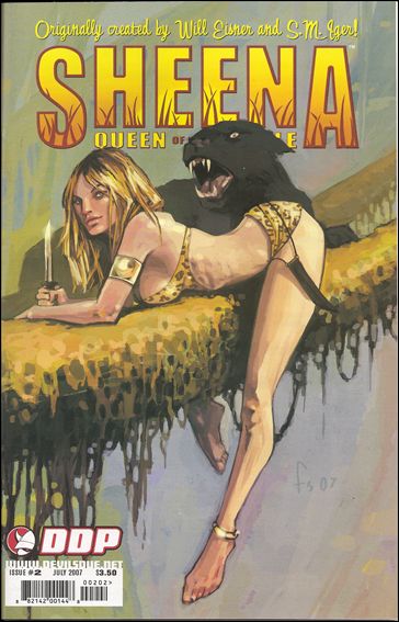 Sheena, Queen of the Jungle (2007) issue 2-C Fiona Staples Cover