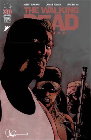 Walking Dead Deluxe issue 53-D Charlie Adlard Shadows Cover