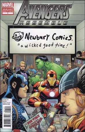 Avengers Assemble (2012) issue 1-SK Newbury Comics Comic Shop Cover