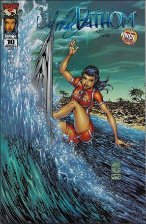 Fathom (1998) issue 10-E DF Perfect 10 Cover (Signed M. Turner) 1/1500