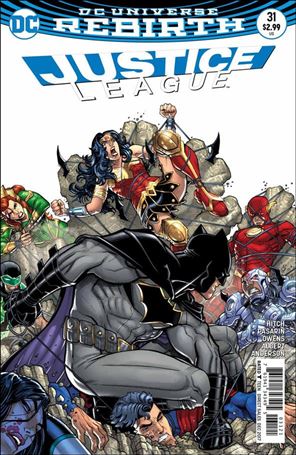 Justice League (2016) issue 31-B Nick Bradshaw Cover