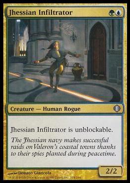 Magic the Gathering: Shards of Alara (Base Set) card 174 Jhessian Infiltrator