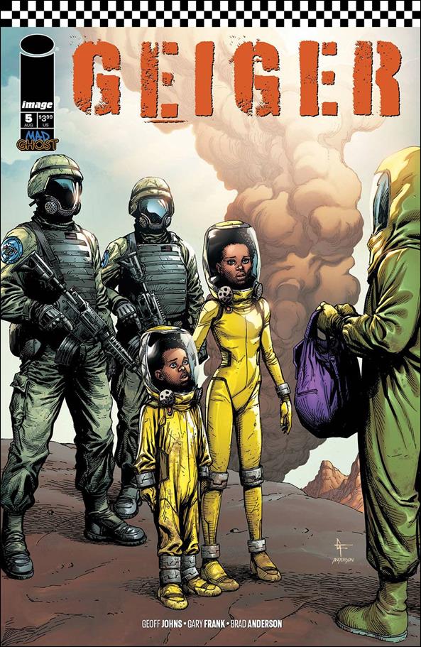 Geiger issue 5 Gary Frank "Hazmat Suits" Cover