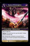 World of Warcraft: March of the Legion (Base Set) card 104 Curse of Contagion