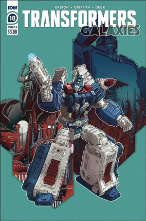Transformers: Galaxies issue 10 Andrew Griffith Cover