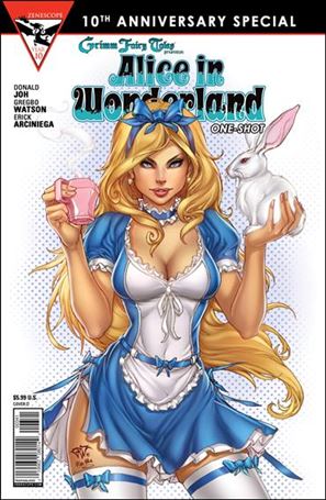 Grimm Fairy Tales Presents Alice in Wonderland 10th Anniversary Special issue 1-D Paolo Pantalena Cover