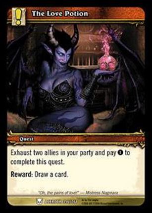 World of Warcraft: Heroes of Azeroth (Base Set) card 356 The Love Potion