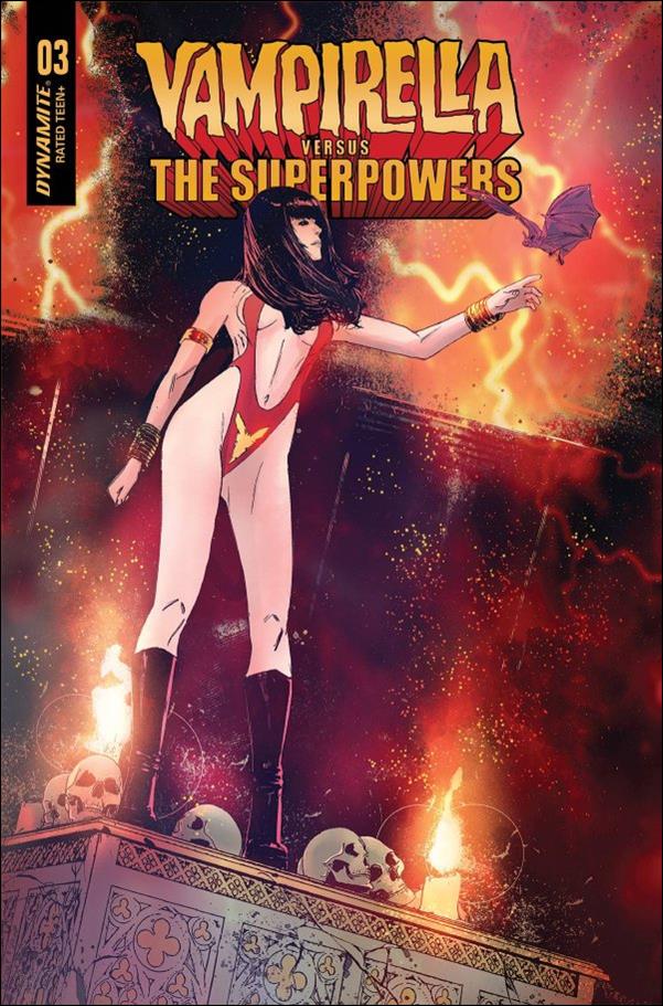 Vampirella vs. the Superpowers issue 3-C Robert Carey Cover