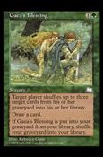 Magic the Gathering: Weatherlight (Base Set) card 129 Gaea's Blessing