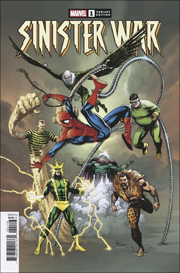 Sinister War issue 1-E Gary Frank Cover
