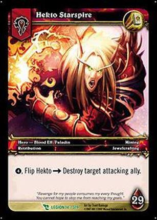 World of Warcraft: March of the Legion (Base Set) card 14 Hekto Starspire
