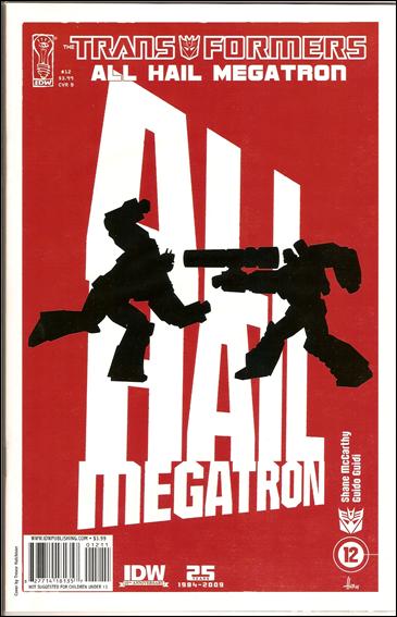 Transformers: All Hail Megatron issue 12-B Trevor Hutchison Cover