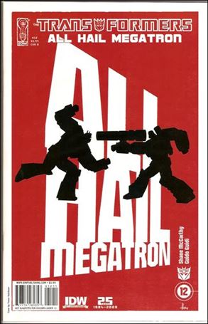 Transformers: All Hail Megatron issue 12-B Trevor Hutchison Cover